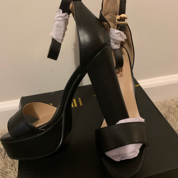 Women's Platform Chunky High Heel Sandals Ankle Strap Open Toe Heeled Shoes. - Picture 7 of 7